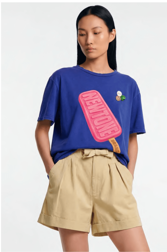 Look camaieu bleu